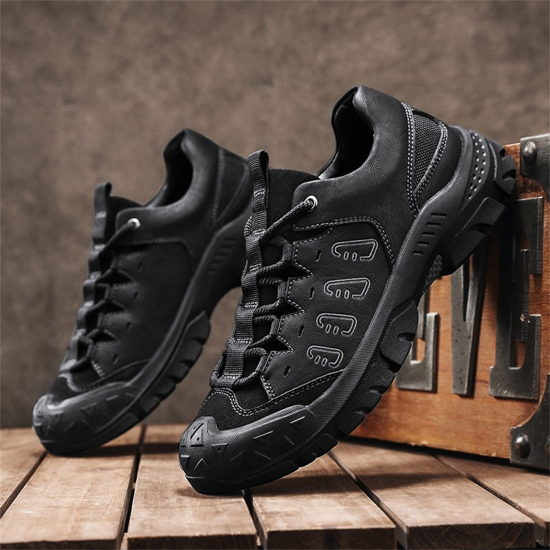 ✅ Built for Safety & Comfort – Men’s Steel Toe Safety Work Shoes, Puncture-Resistant, Arch Support, Wide Toe Box, Breathable, Lightweight & Slip-Resistant