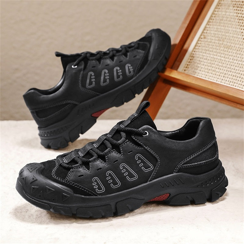 ✅ Built for Safety & Comfort – Men’s Steel Toe Safety Work Shoes, Puncture-Resistant, Arch Support, Wide Toe Box, Breathable, Lightweight & Slip-Resistant