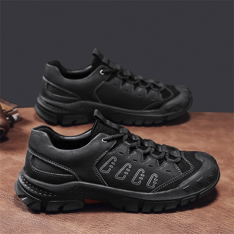 ✅ Built for Safety & Comfort – Men’s Steel Toe Safety Work Shoes, Puncture-Resistant, Arch Support, Wide Toe Box, Breathable, Lightweight & Slip-Resistant