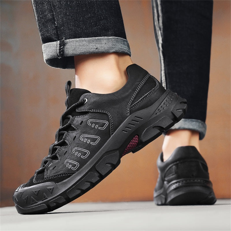 ✅ Built for Safety & Comfort – Men’s Steel Toe Safety Work Shoes, Puncture-Resistant, Arch Support, Wide Toe Box, Breathable, Lightweight & Slip-Resistant