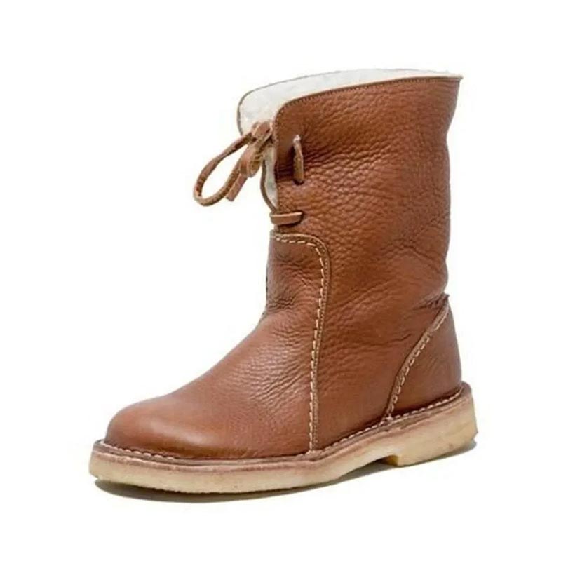 Vintage Buttery-Soft Waterproof Wool Lining Boots(buy 2 free shipping)