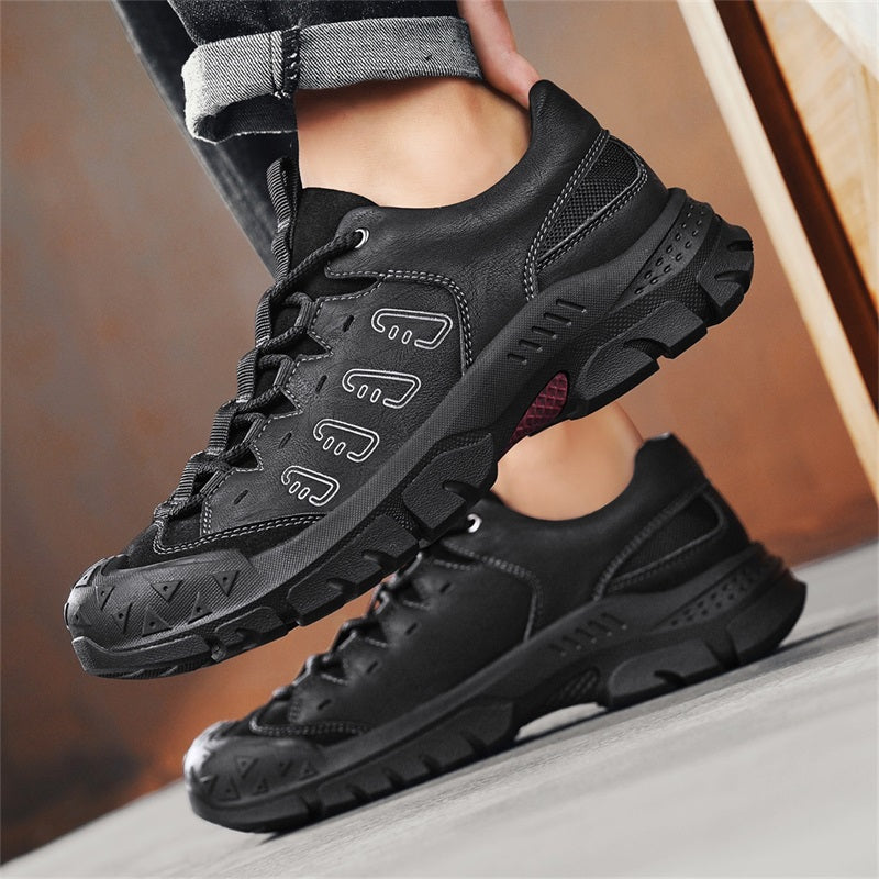 ✅ Built for Safety & Comfort – Men’s Steel Toe Safety Work Shoes, Puncture-Resistant, Arch Support, Wide Toe Box, Breathable, Lightweight & Slip-Resistant