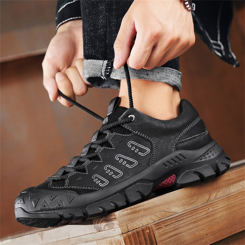 ✅ Built for Safety & Comfort – Men’s Steel Toe Safety Work Shoes, Puncture-Resistant, Arch Support, Wide Toe Box, Breathable, Lightweight & Slip-Resistant