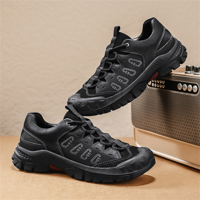 ✅ Built for Safety & Comfort – Men’s Steel Toe Safety Work Shoes, Puncture-Resistant, Arch Support, Wide Toe Box, Breathable, Lightweight & Slip-Resistant