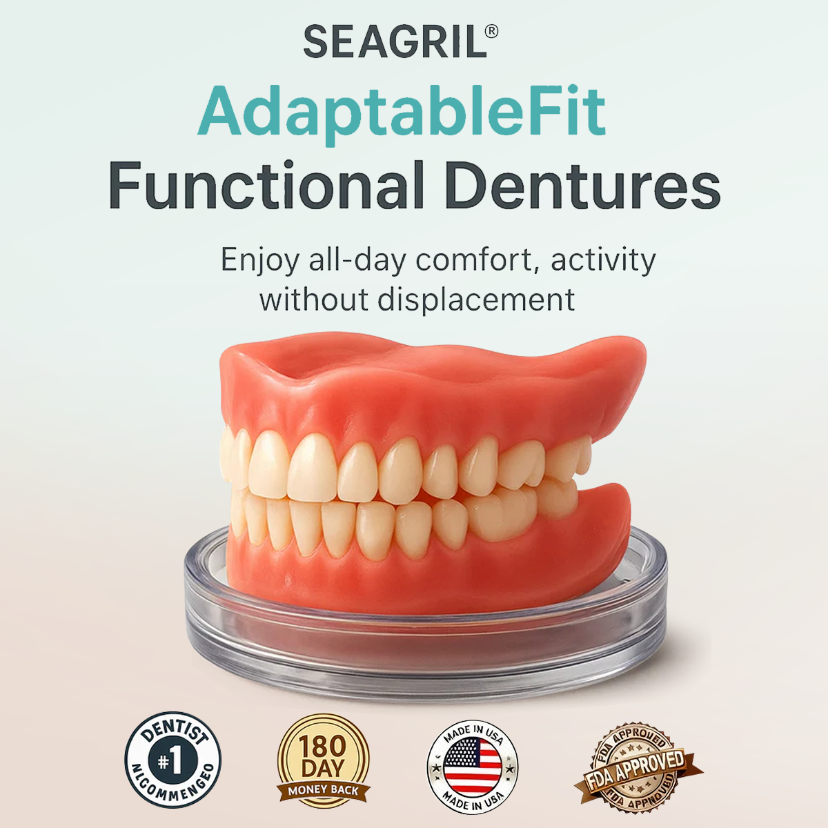 🔥Black Friday Mega Deal Save 77% - Custom-Fit Full Functional Dentures | Secure Fit | Real Comfort | Dentist-Trusted