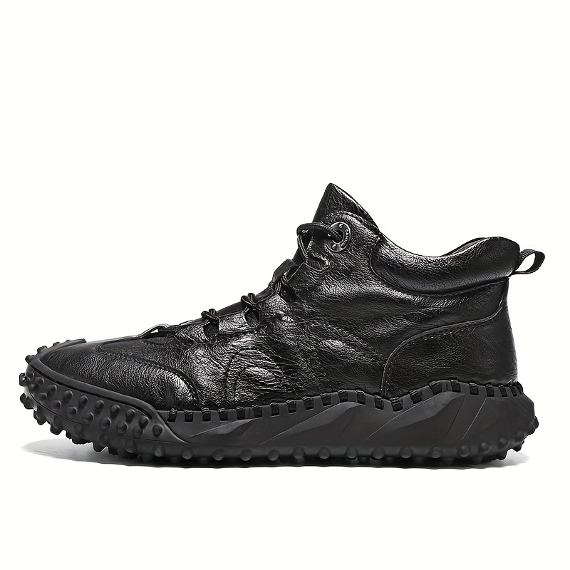 Men's Ankle Top Boots - Casual Outdoor Walking Shoes - Perfect Fit for Spring