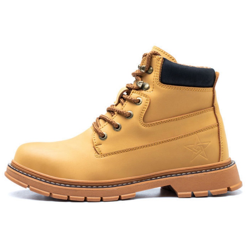 Microfiber Leather Anti-smash And Anti-puncture Work Shoes