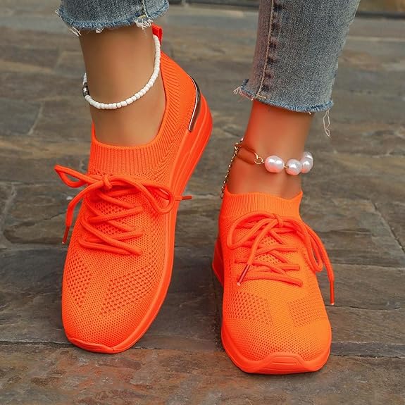 Women's Lightweight Comfortable Breathable Arch Support Slip-On Sneakers