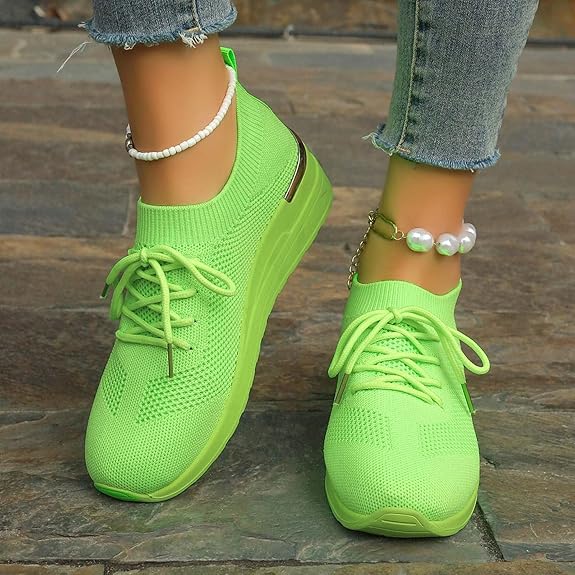 Women's Lightweight Comfortable Breathable Arch Support Slip-On Sneakers