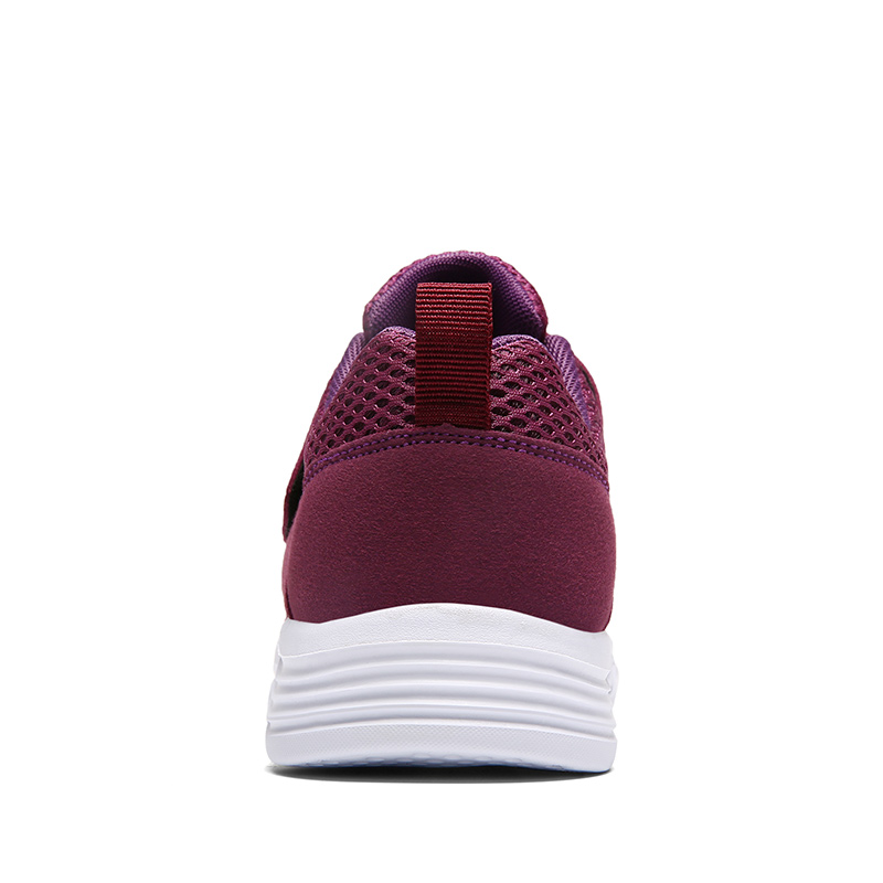 Women's Casual Comfort Walking Shoes Ultralight Flats Non-Slip Hook & Loop Fashion Sneakers