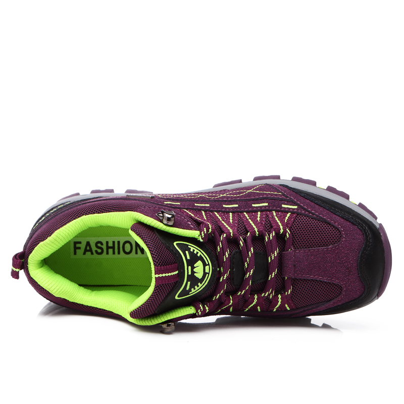 Women's Hiking Shoes Anti-Slip Breathable Sneaker for Outdoor Walking Trekking