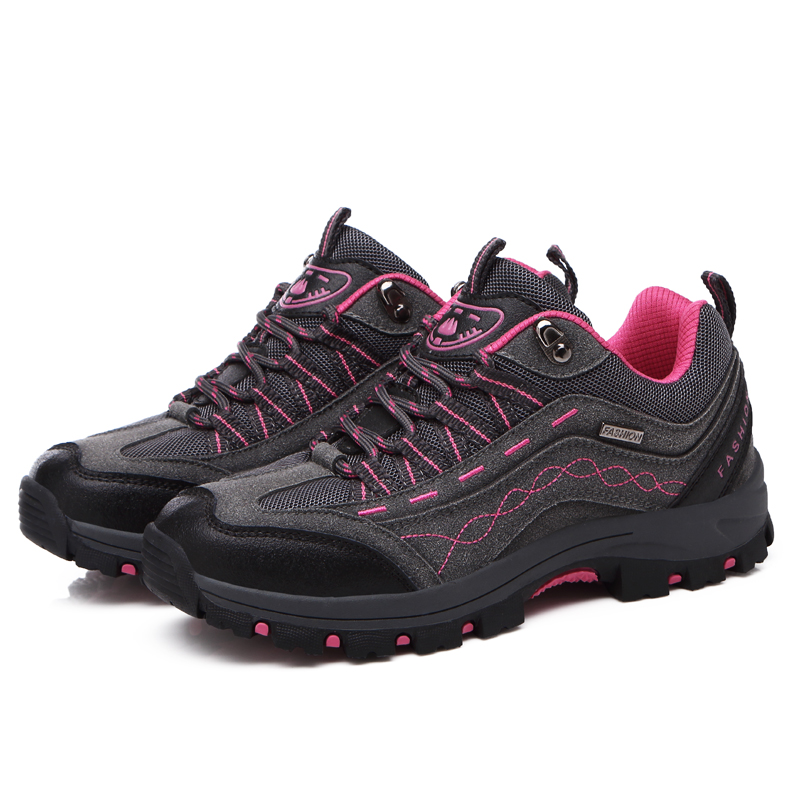 Women's Hiking Shoes Anti-Slip Breathable Sneaker for Outdoor Walking Trekking