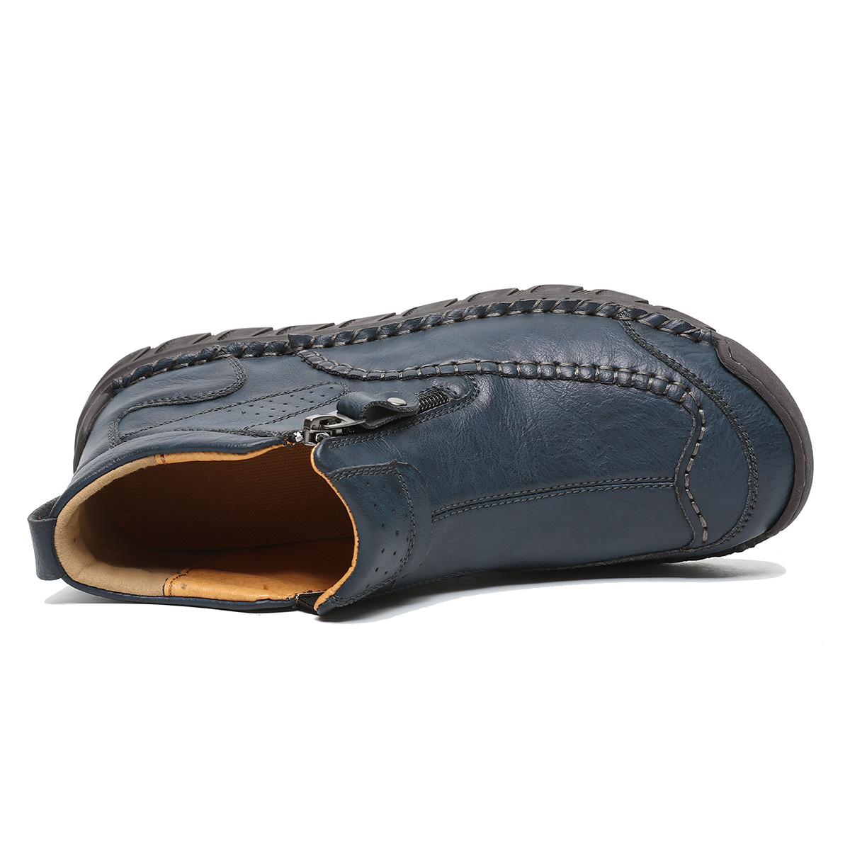 Top Value Work Boots - Safe Toe Cap; Oil & Slip Resistant; Thick-Sock Friendly; Water-Resistant Leather; Rubber Outsole