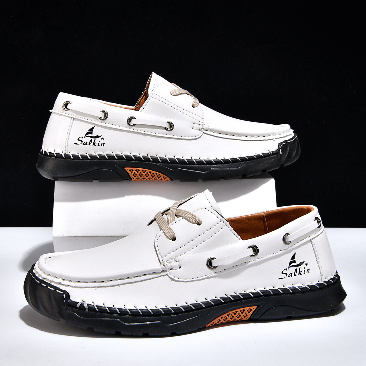 Men's Orthopedic Walking Boots - Built-In Arch Support Non-Slip Ankle Support Comfortable Hiking Boots