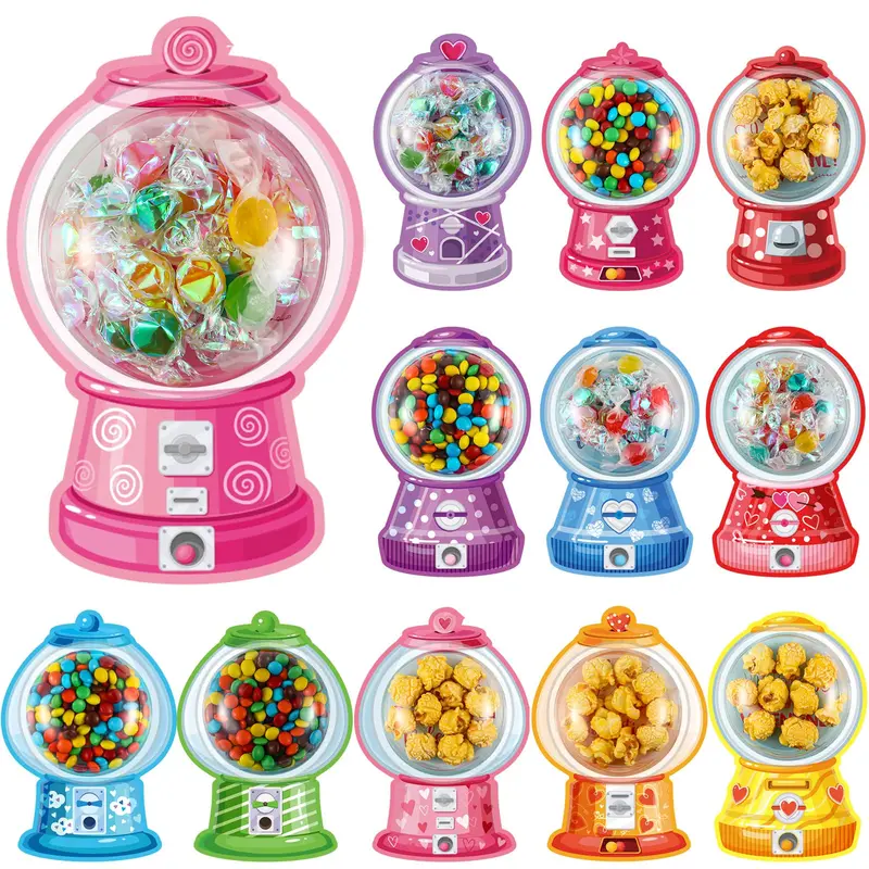 Candy Cards Gift Set | Plastic Domes, DIY Treat Holders for Classroom Exchange, Kids & Couples 💝🎁🍬