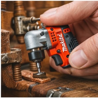 🛠️2-in-1 Makita-Mini Drilling Tool Keychain: On-the-Go Smoothing Tool + Tool Enthusiast Collectible