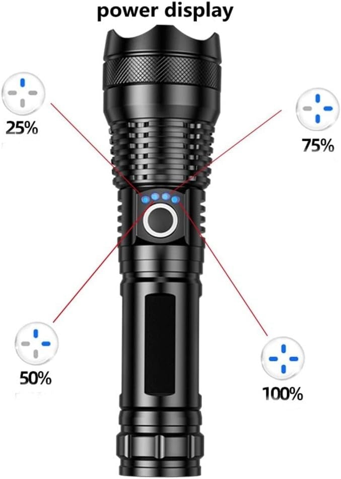 ✨Rechargeable LED Flashlight - High Lumen, Waterproof, Ultra Bright Flashlight for Emergencies