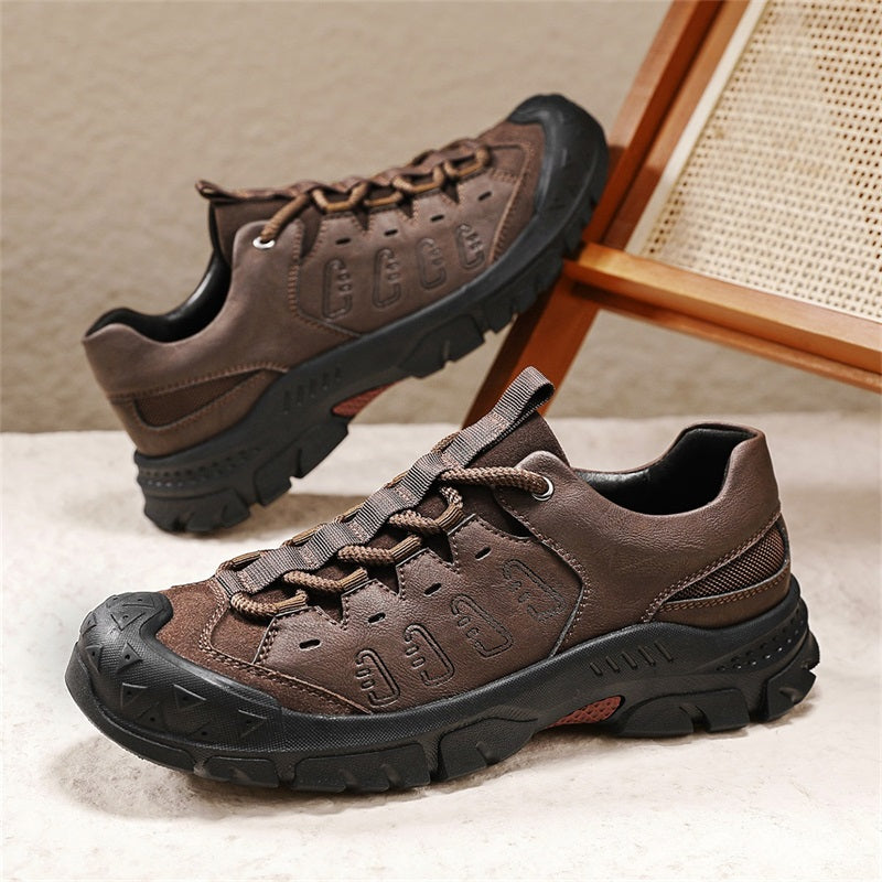 ✅ Built for Safety & Comfort – Men’s Steel Toe Safety Work Shoes, Puncture-Resistant, Arch Support, Wide Toe Box, Breathable, Lightweight & Slip-Resistant