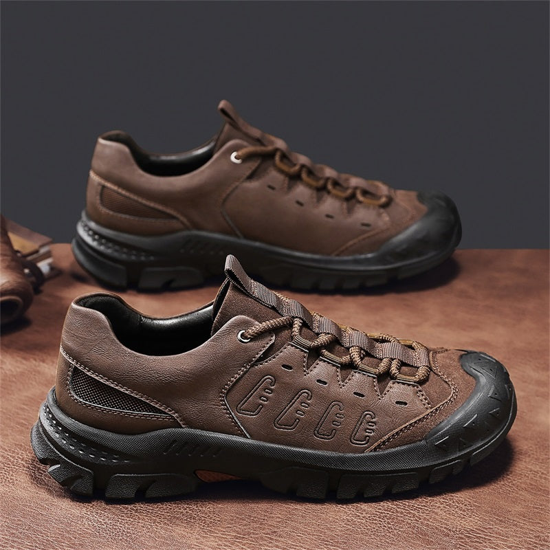 ✅ Built for Safety & Comfort – Men’s Steel Toe Safety Work Shoes, Puncture-Resistant, Arch Support, Wide Toe Box, Breathable, Lightweight & Slip-Resistant