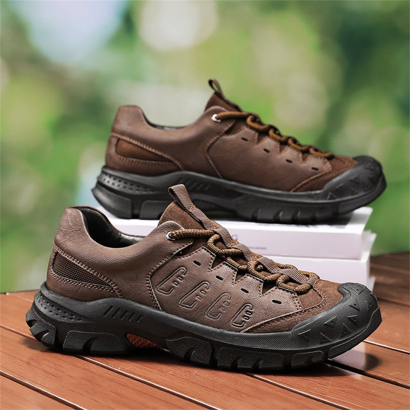 ✅ Built for Safety & Comfort – Men’s Steel Toe Safety Work Shoes, Puncture-Resistant, Arch Support, Wide Toe Box, Breathable, Lightweight & Slip-Resistant