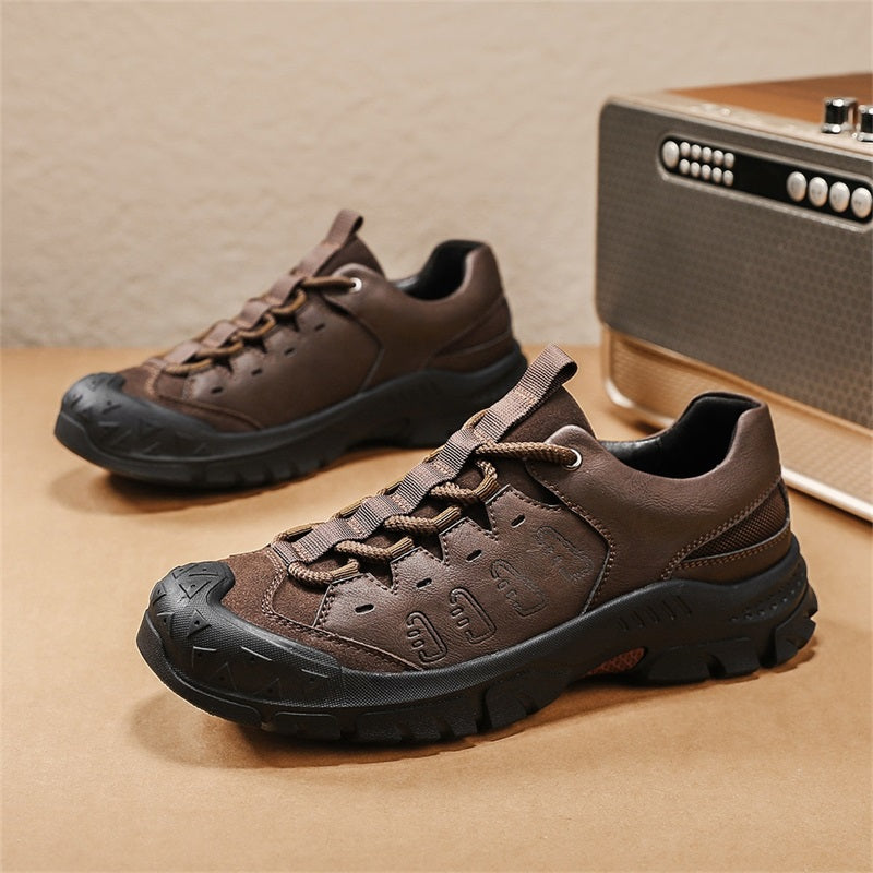 ✅ Built for Safety & Comfort – Men’s Steel Toe Safety Work Shoes, Puncture-Resistant, Arch Support, Wide Toe Box, Breathable, Lightweight & Slip-Resistant