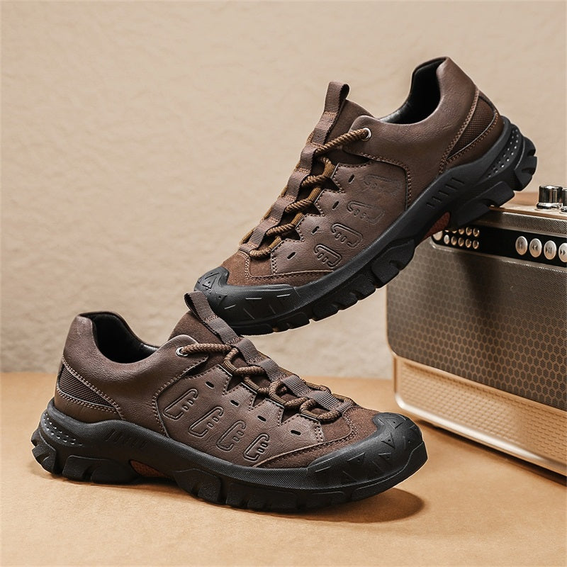 ✅ Built for Safety & Comfort – Men’s Steel Toe Safety Work Shoes, Puncture-Resistant, Arch Support, Wide Toe Box, Breathable, Lightweight & Slip-Resistant