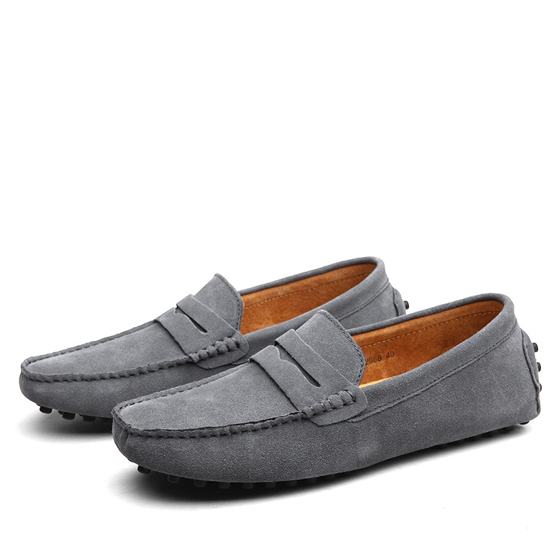 Men's Genuine Leather Comfortable Slip On Casual Shoes