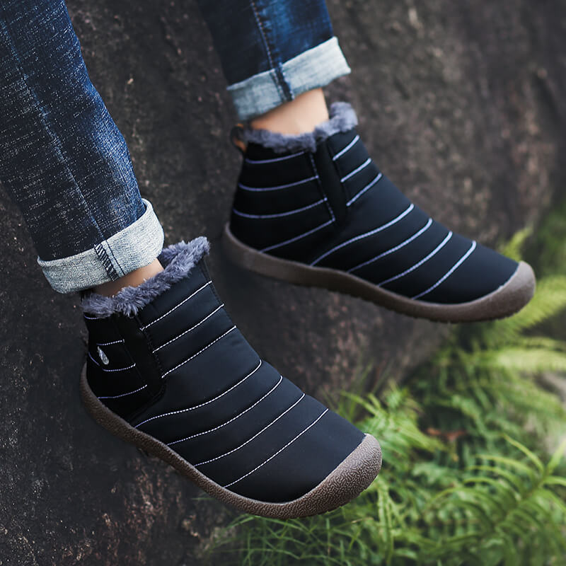 Couple's high-top warm snow boots