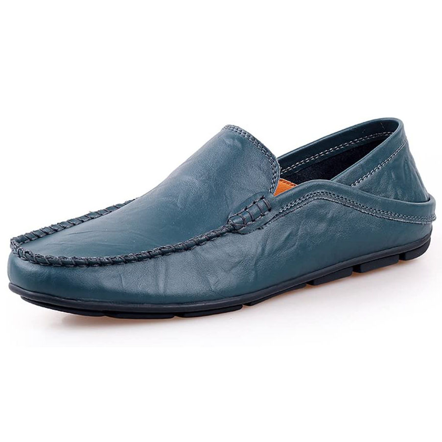 🔥Hot Sale 🎉 Men's Comfy Casual Leather Driving Style Slip On Leather Loafer