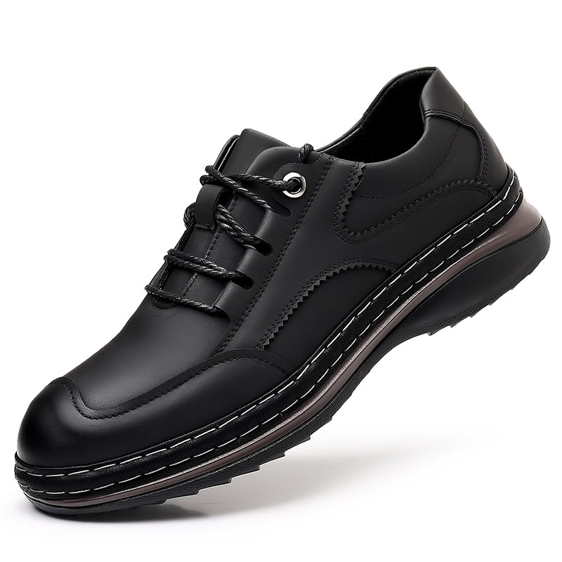 ⏰Limited Time Sale 70% OFF🔥Men's Premium Leather Lace-Up Shoes – Business to Travel Comfort | Shock-Absorbing, Wide Fit, All-Day Support