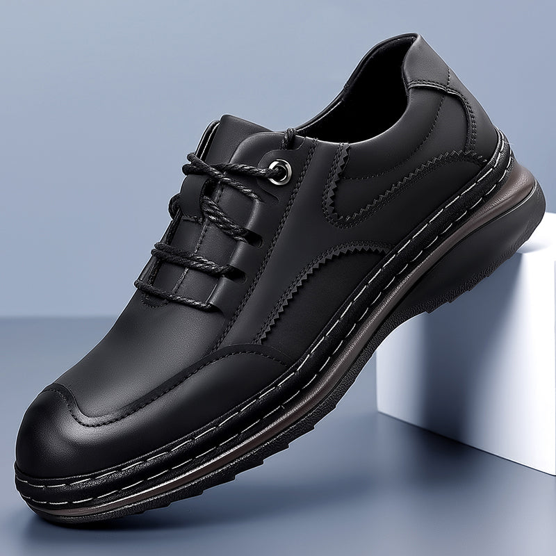 ⏰Limited Time Sale 70% OFF🔥Men's Premium Leather Lace-Up Shoes – Business to Travel Comfort | Shock-Absorbing, Wide Fit, All-Day Support