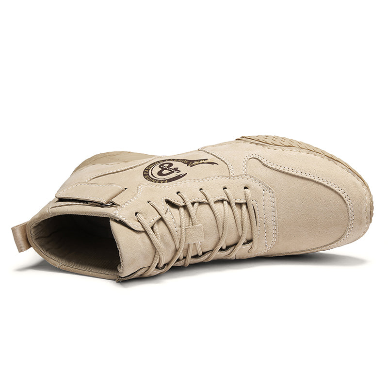 Men's Vintage Casual Outdoor Boots - Thermal Lined Work Shoes for Winter Warmth