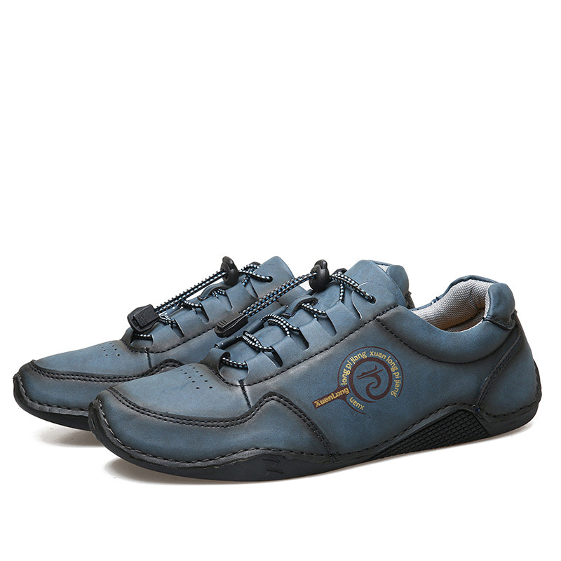 Men's Urban Walker Hand-Finished Slip-On Ease Leather Shoes | Podiatrist-Grade Support  | All-Day Comfort