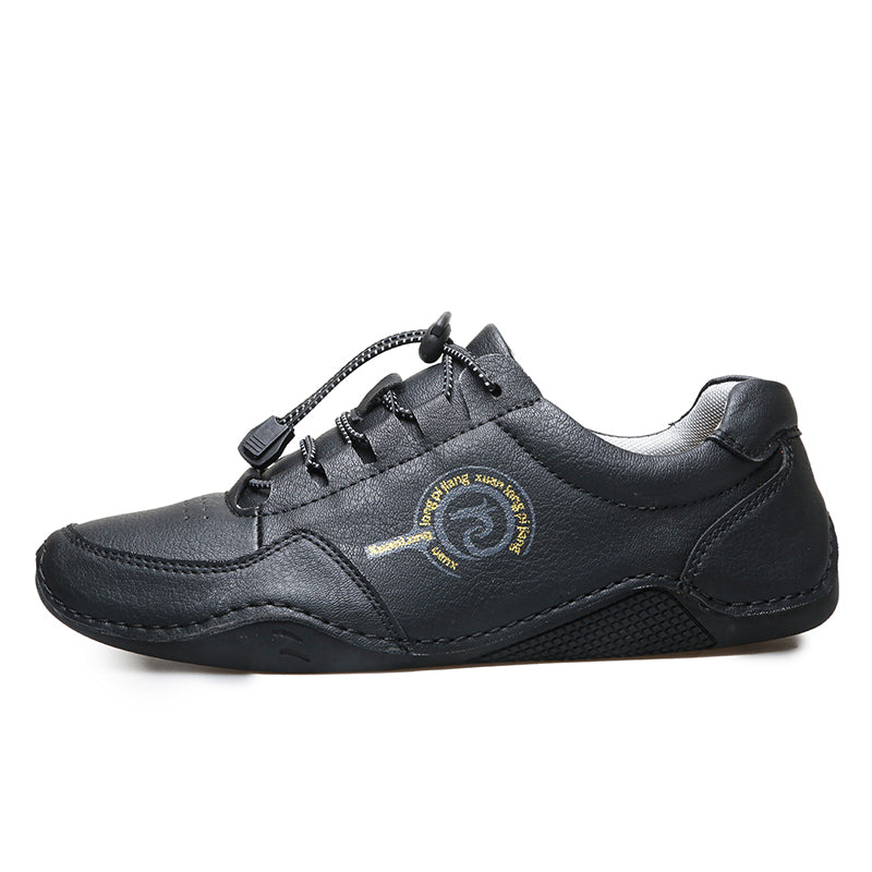 Men's Urban Walker Hand-Finished Slip-On Ease Leather Shoes | Podiatrist-Grade Support  | All-Day Comfort