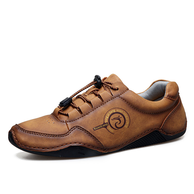 Men's Urban Walker Hand-Finished Slip-On Ease Leather Shoes | Podiatrist-Grade Support  | All-Day Comfort