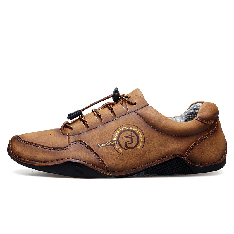 Men's Urban Walker Hand-Finished Slip-On Ease Leather Shoes | Podiatrist-Grade Support  | All-Day Comfort