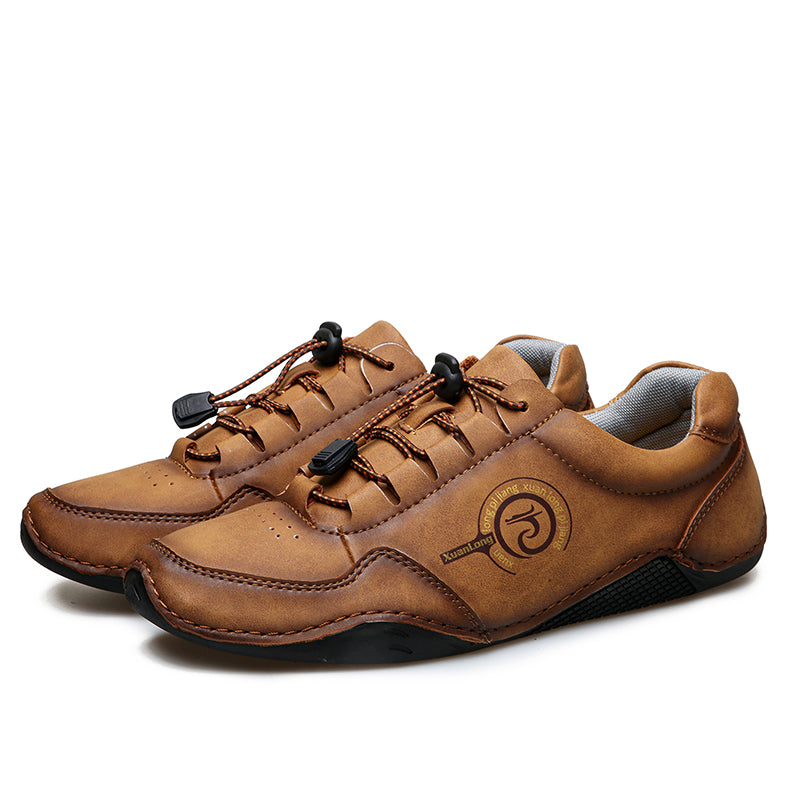 Men's Urban Walker Hand-Finished Slip-On Ease Leather Shoes | Podiatrist-Grade Support  | All-Day Comfort