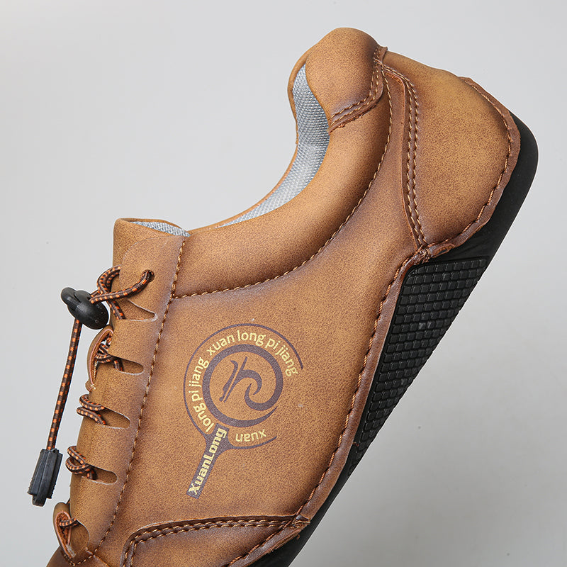 Men's Urban Walker Hand-Finished Slip-On Ease Leather Shoes | Podiatrist-Grade Support  | All-Day Comfort