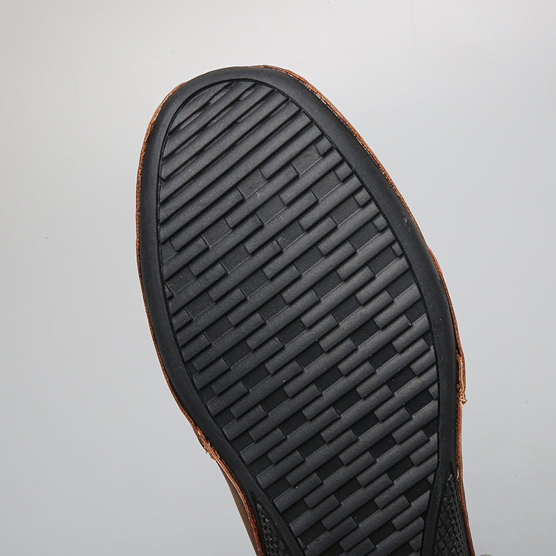 Men's Urban Walker Hand-Finished Slip-On Ease Leather Shoes | Podiatrist-Grade Support  | All-Day Comfort