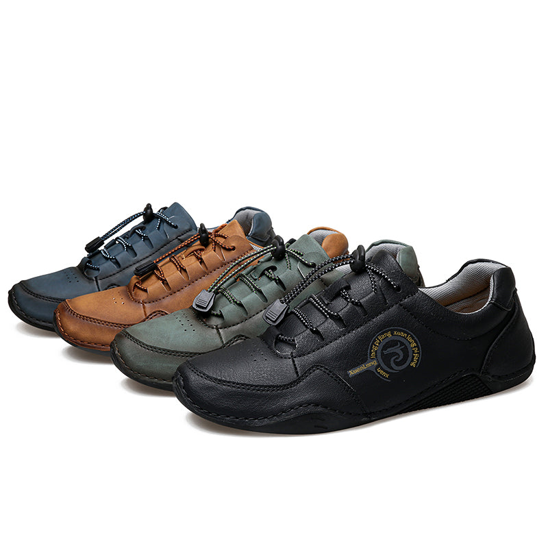 Men's Urban Walker Hand-Finished Slip-On Ease Leather Shoes | Podiatrist-Grade Support  | All-Day Comfort