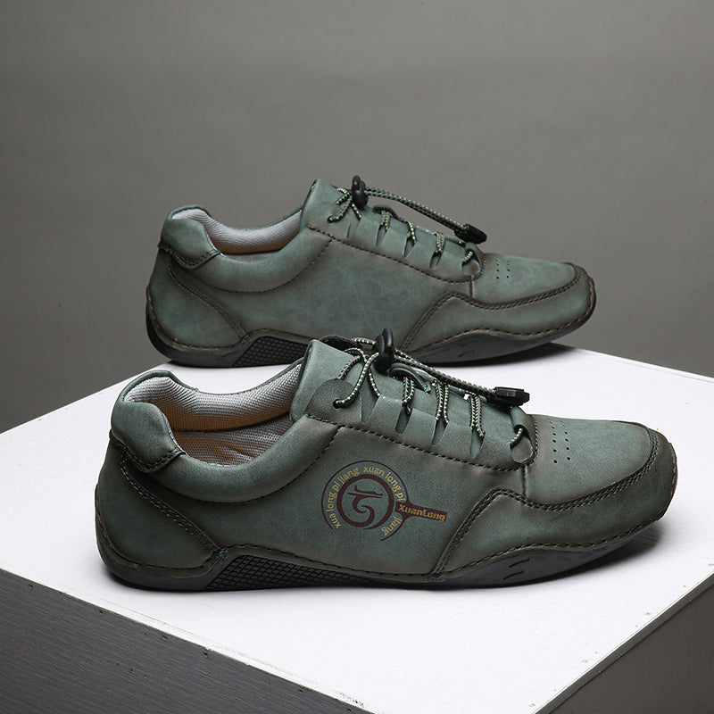 Men's Urban Walker Hand-Finished Slip-On Ease Leather Shoes | Podiatrist-Grade Support  | All-Day Comfort