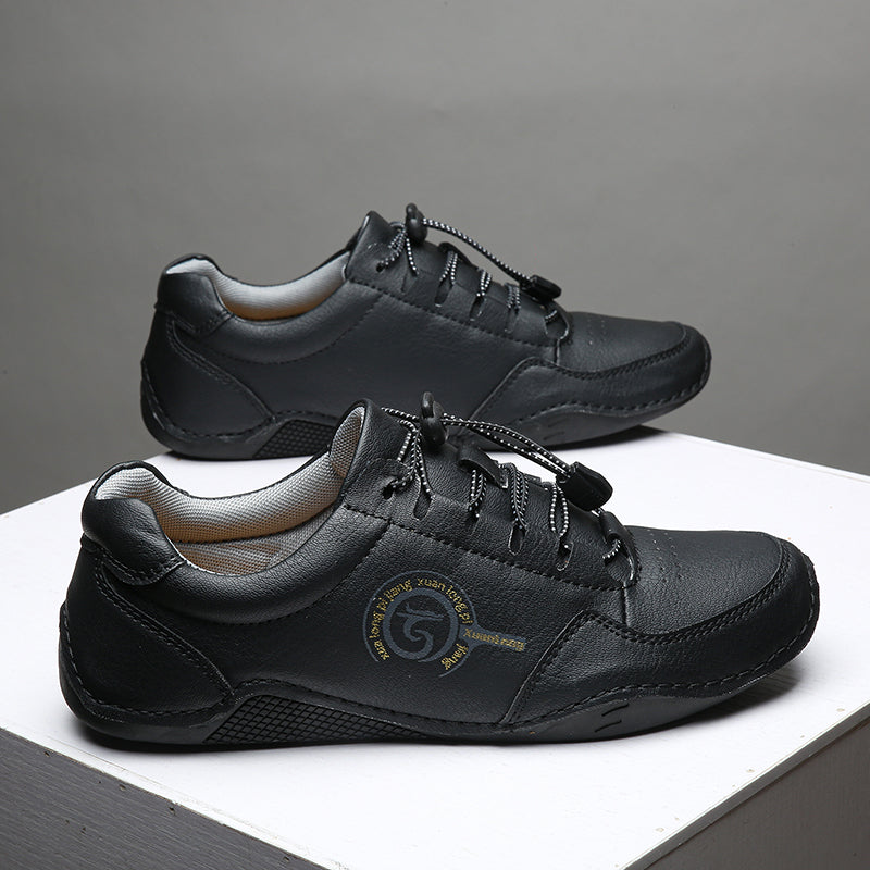 Men's Urban Walker Hand-Finished Slip-On Ease Leather Shoes | Podiatrist-Grade Support  | All-Day Comfort