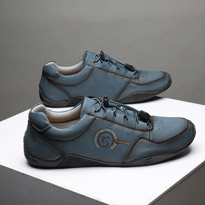 Men's Urban Walker Hand-Finished Slip-On Ease Leather Shoes | Podiatrist-Grade Support  | All-Day Comfort