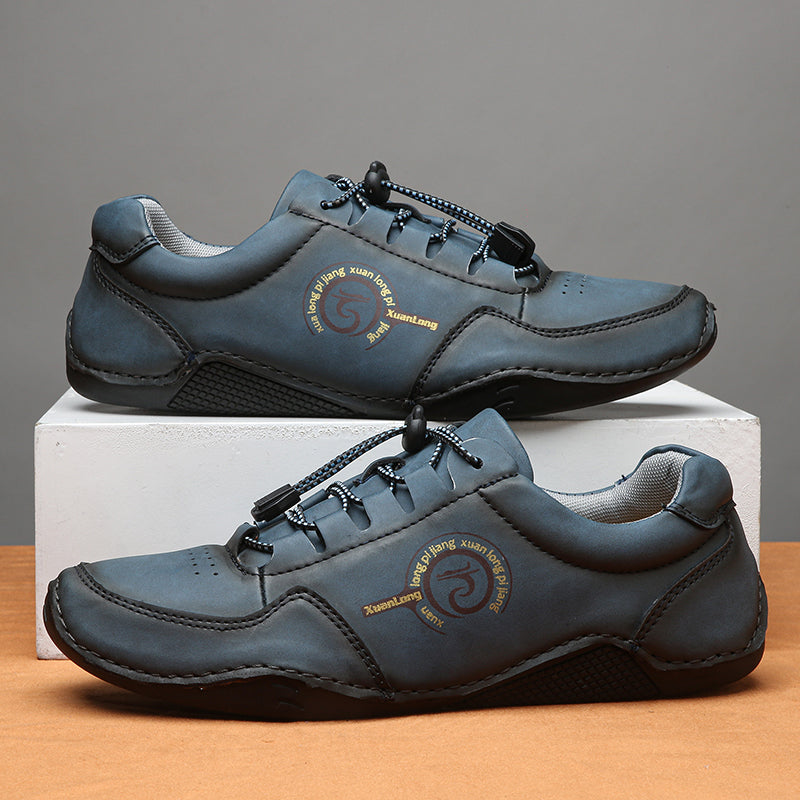 Men's Urban Walker Hand-Finished Slip-On Ease Leather Shoes | Podiatrist-Grade Support  | All-Day Comfort