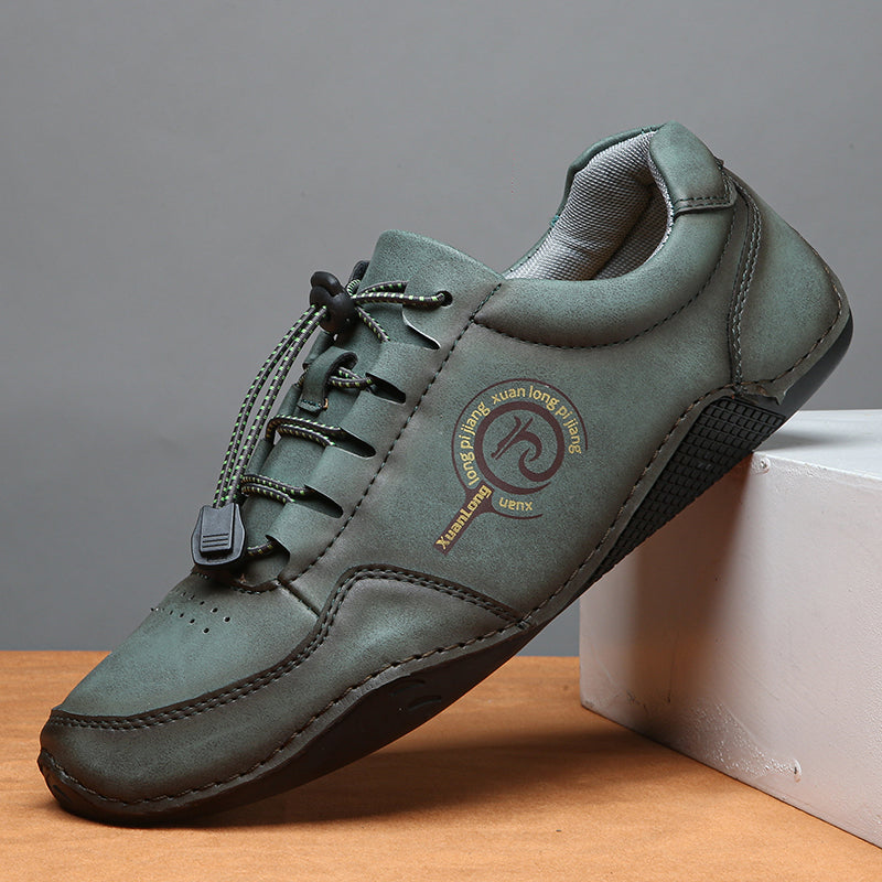 Men's Urban Walker Hand-Finished Slip-On Ease Leather Shoes | Podiatrist-Grade Support  | All-Day Comfort