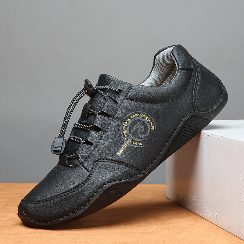 Men's Urban Walker Hand-Finished Slip-On Ease Leather Shoes | Podiatrist-Grade Support  | All-Day Comfort