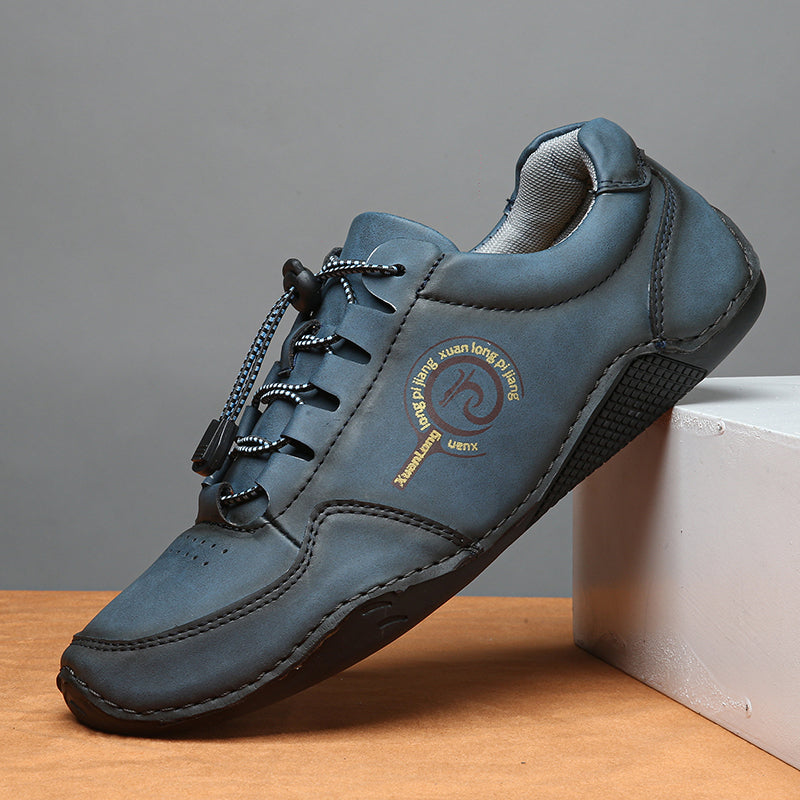 Men's Urban Walker Hand-Finished Slip-On Ease Leather Shoes | Podiatrist-Grade Support  | All-Day Comfort