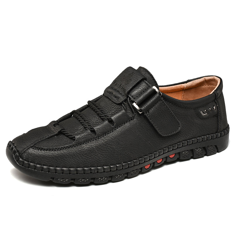 Men's Orthopedic Support Leather Shoes | "The No-Bend Shoe" | Wide Toe