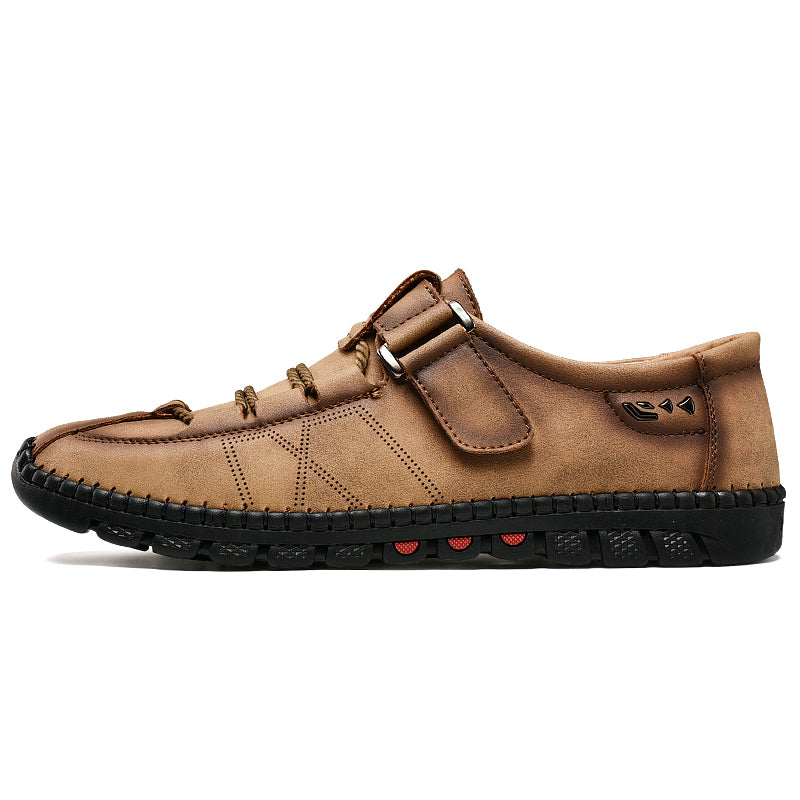 Men's Orthopedic Support Leather Shoes | "The No-Bend Shoe" | Wide Toe