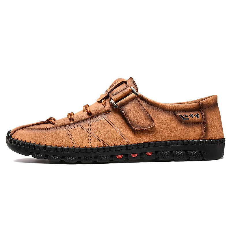 Men's Orthopedic Support Leather Shoes | "The No-Bend Shoe" | Wide Toe